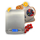 Balança de Cozinha Digital de Alta Precisão 0,1 a 10kg em Aço Inox