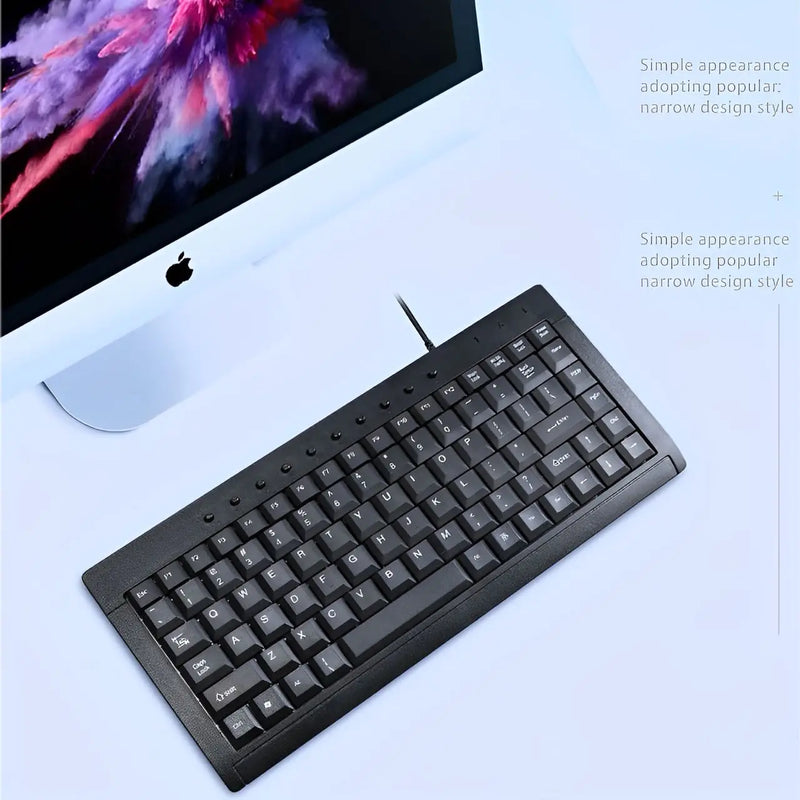Mini Teclado Multimídia COM FIO USB