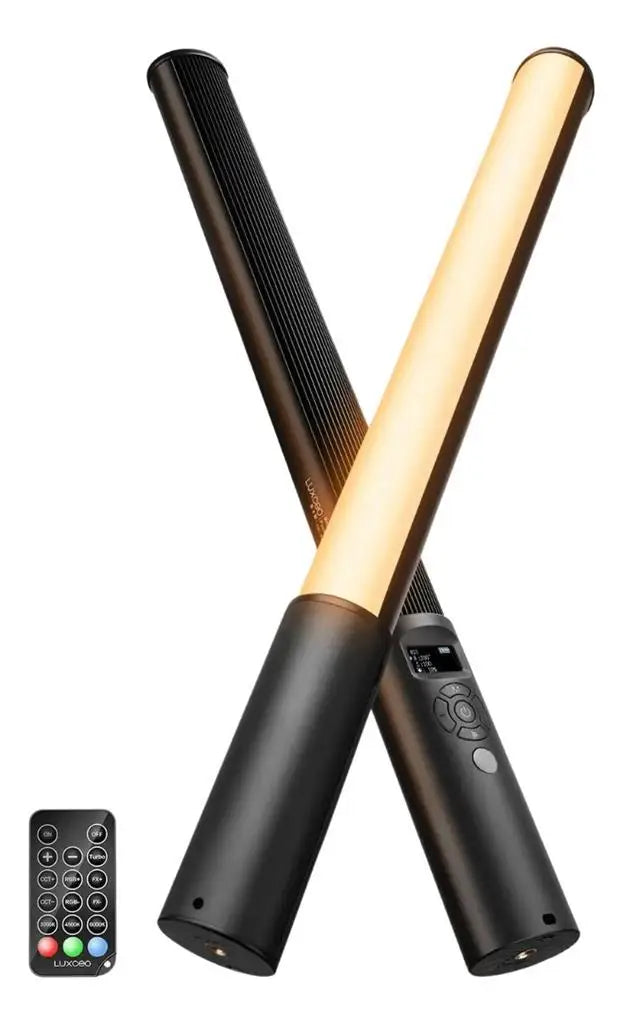Bastão de luz portátil RGB Lighting LED para fotografia, recarregável P400