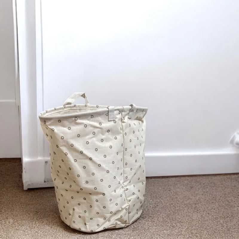 Cesto Organizador Roupa Suja e Brinquedo Dobrável Com Alça Impermeavel Pratico