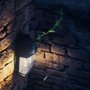 Luminária Solar 2 lampadas com Sensor de Movimento para Parede Externa LED Energia Solar com Filamento Colonial