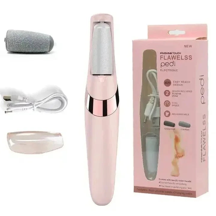 Lixadeira elétrica portátil removedora de calosidades dos pés cuidados com a pele com conveniência e eficiência rotina de beleza cuidados com a pele