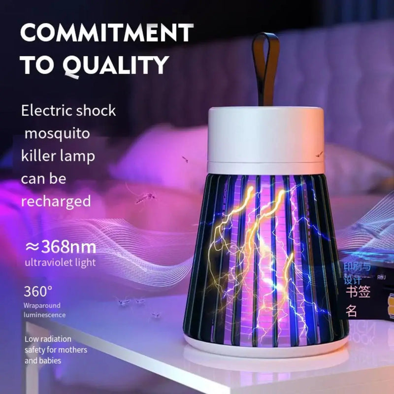 Abajur Armadilha Elétrica Mata Mosquitos com Luz UV LED Repelente de Mosquitos, Dengue, Zika