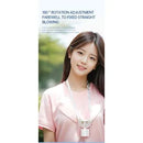 Ventilador Portátil de Mesa / Mão / Pescoço 180° Recarregável USB Silencioso com Alça