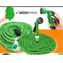 Mangueira de 15 metros expansível e com esguicho para jardim