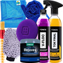 Kit Para Lavagem Moto Shampoo Cera Tok Final Luva Pano Vonixx