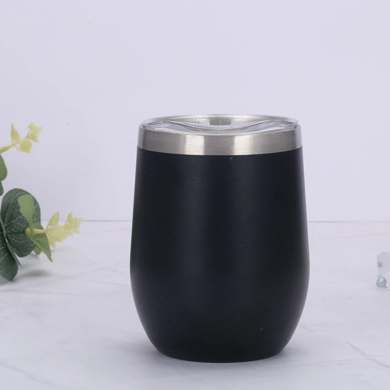Copo Thallyta Pro Térmico Cuia de Inox 350ml Com Tampa Acrílica Sistema Abre e Fecha