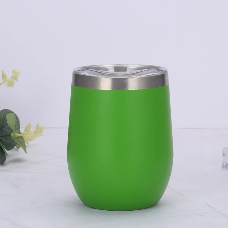 Copo Thallyta Pro Térmico Cuia de Inox 350ml Com Tampa Acrílica Sistema Abre e Fecha