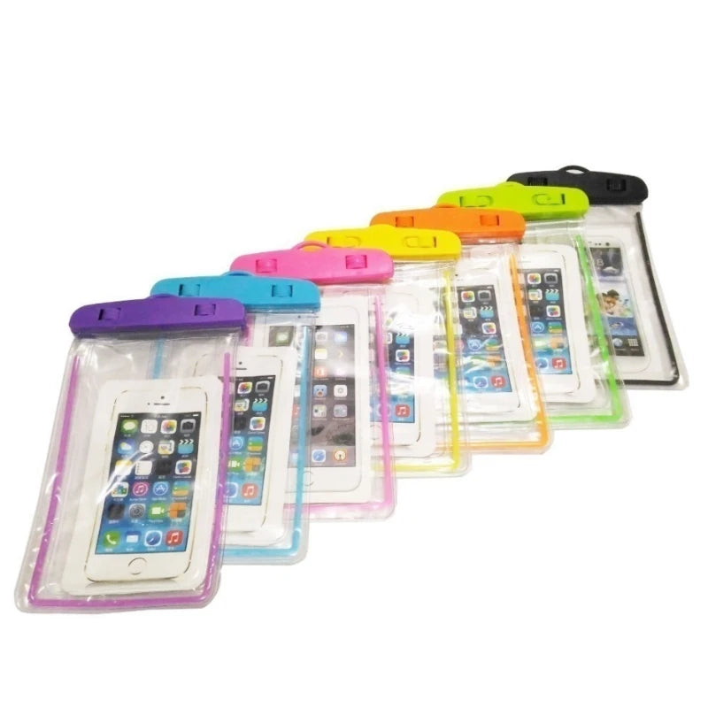 Capa de celular à prova d'água e chuva para mergulhos