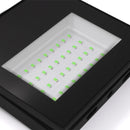 Refletor LED de 100W, holofote bivolt à prova d'água, luz potente.