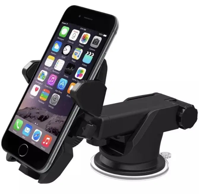 Suporte para Telefone de Carro com Trava Automática, Antiqueda, Ajustável, Acessório Universal para Todos os Modelos de Smartphone