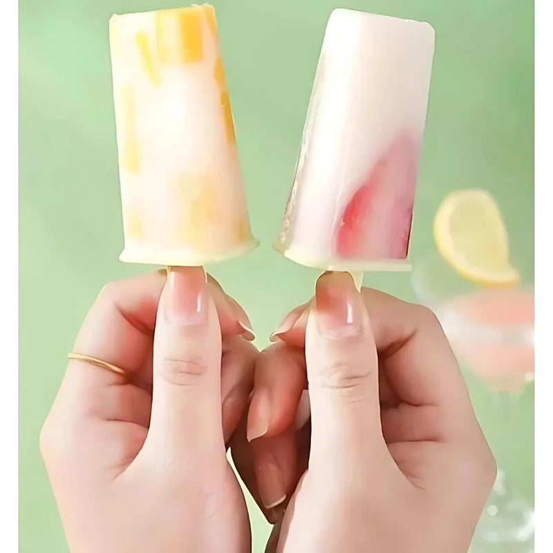 Molde para picolé e sorvete caseiro com suporte