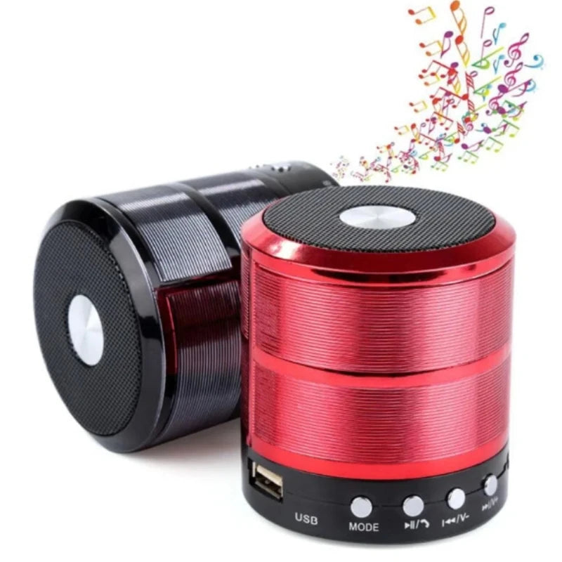 Mini caixa Caixinha Som Bluetooth Portátil Com Usb Mp3 P2 Sd Rádio Fm