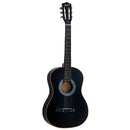 Violão acústico Queen's para adultos com cordas de aço, ideal para iniciantes.