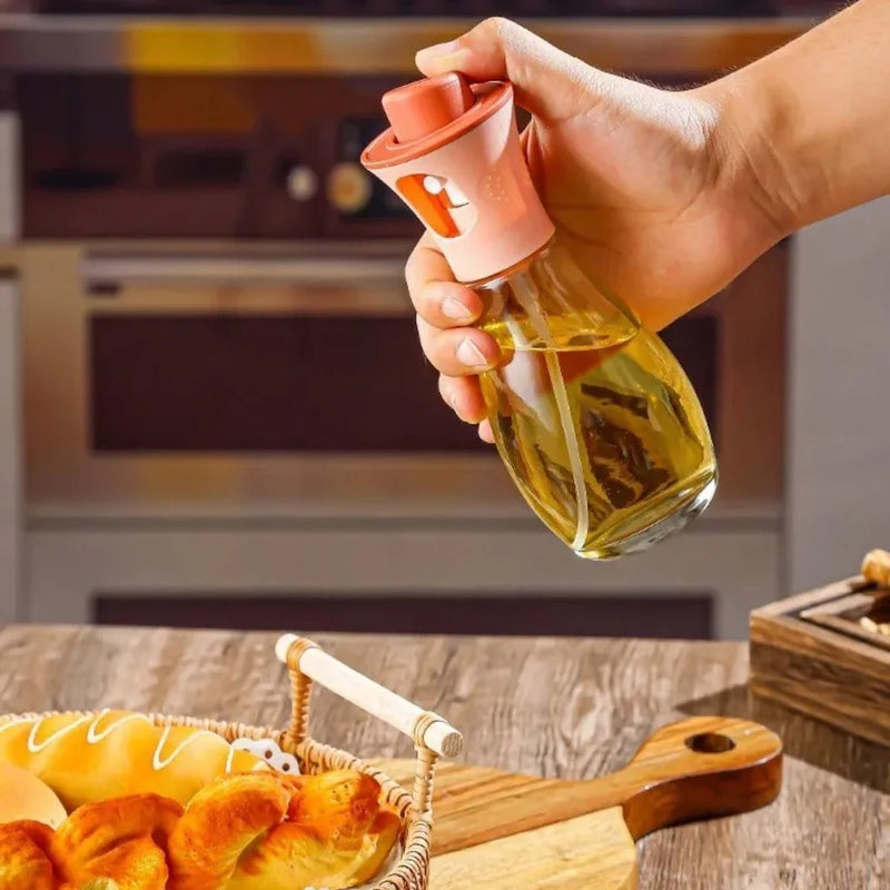 Spray Pulverizador em Vidro para Azeite Molhos Finos Óleo Salada Higiene Fácil