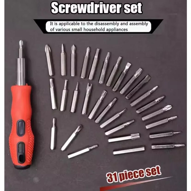 Kit de ferramentas com 31 peças, chaves Torx, reparo de celular, notebook, PC, precisão, portátil, compacto, manutenção eletrônica