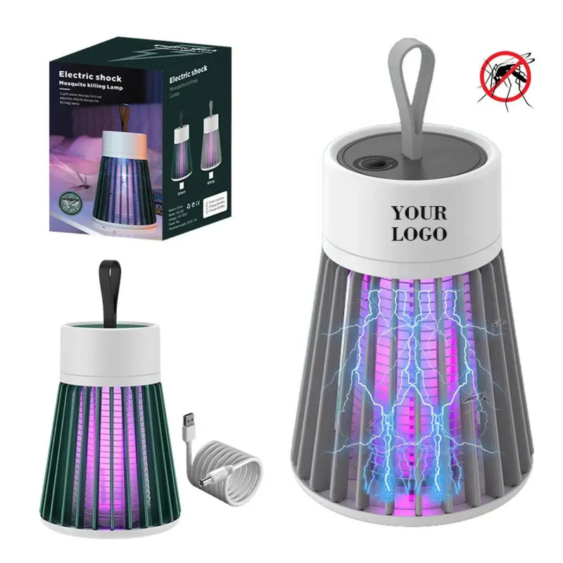 Abajur Armadilha Elétrica Mata Mosquitos com Luz UV LED Repelente de Mosquitos, Dengue, Zika