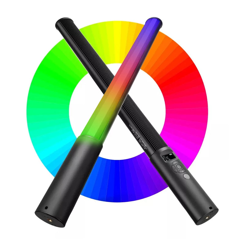 Bastão de luz portátil RGB Lighting LED para fotografia, recarregável P400