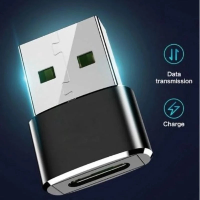 Adaptador de plugue USB tipo C para dados USB 3.0 macho OTG