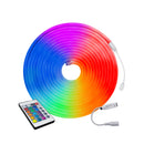 Fita LED Neon RGB Flexível de Alto Brilho 5M 12V com Controle
