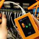 Cabo mestre RJ45 RJ11 para testes de rede, alta precisão, portátil e fácil de usar, para diagnóstico e conectividade em redes de computadores.