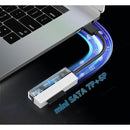 Cabo conversor USB para SATA Knup KP-HD822 - Conexão rápida e estável, compatível com HDs e SSDs