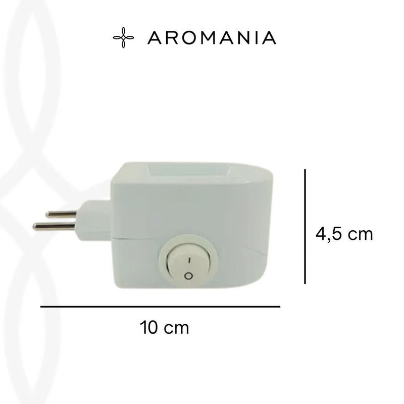 Kit Difusor Elétrico Aromatizador de Ambiente Bivolt + 2 Essências 15ml - Escolha a Sua