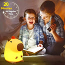 Luminária Silicone Capivara Noite Recarregável USB Touch Sleep Night Tiktok Abajur Infantil