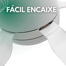 Ventilador De Teto E27 Com Lâmpada Led Bivolt Vt02 80w