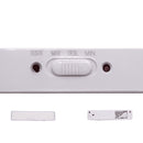 Luminária de emergência com 60 LEDs e bateria recarregável.