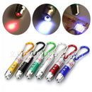 SKYTUR Chaveiro Lanterna Laser Led - 3 em 1 - ENVIO RÁPIDO PARA TODO O BRASIL