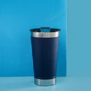 SKYTUR STORE Copo Térmico 473ml COM TAMPA E Abridor Inox Para Cerveja Quente e Gelada