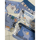 Tapete de banheiro absorve água antiderrapante secagem rápida 38x58cm