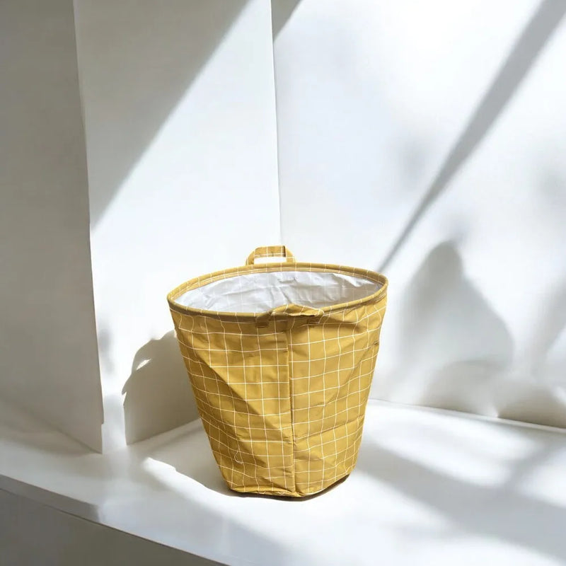 Cesto Organizador Roupa Suja e Brinquedo Dobrável Com Alça Impermeavel Pratico