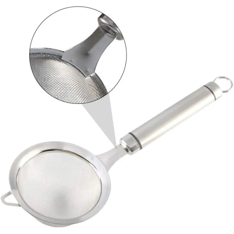 Kit até 3 Peneiras Inox Acessórios e Utensílios de Cozinha