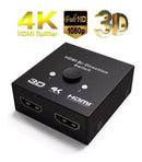 HDMI 2x1 E 1X2 Bidirecional 4K Bidirecional 4K Suporte 3D 1080P 4K x 2K HD Áudio Switch HDMI 2.0 Switch