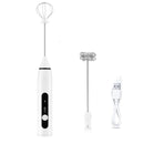 Mini Batedor Elétrico para Bebidas, Misturador para Café, Ovos, Leite e Bebidas em Geral, Portátil e Espumante