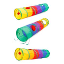 Brinquedo Para Pets Túnel Labirinto Para Gatos Colorido Top Divertido
