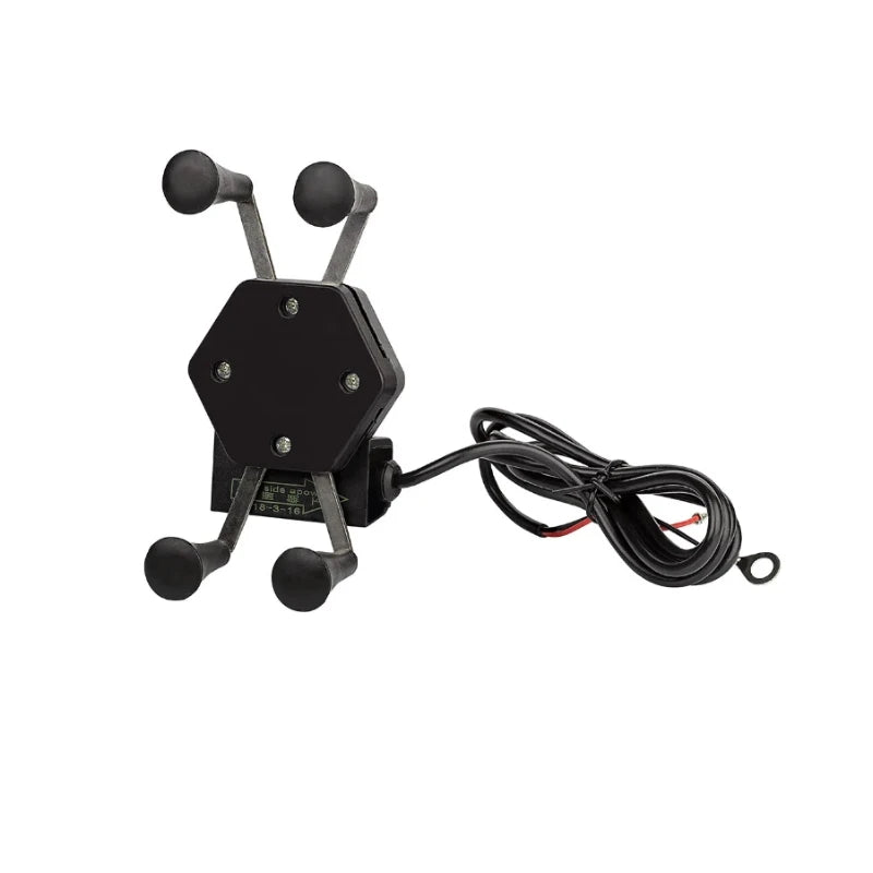 Suporte de moto, Carregador, garra para Celular Gps  Universa Fixa Retrovisor