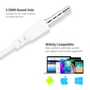 Fone De Ouvido Macaron Super Bass com fio com microfone