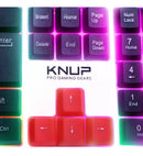 Teclado Gamer Knup Kp Te120 Rgb Led Abnt2 Iluminação Branca Teclas Portuguesas Brasil Teclado Resistente de Alto Desempenho