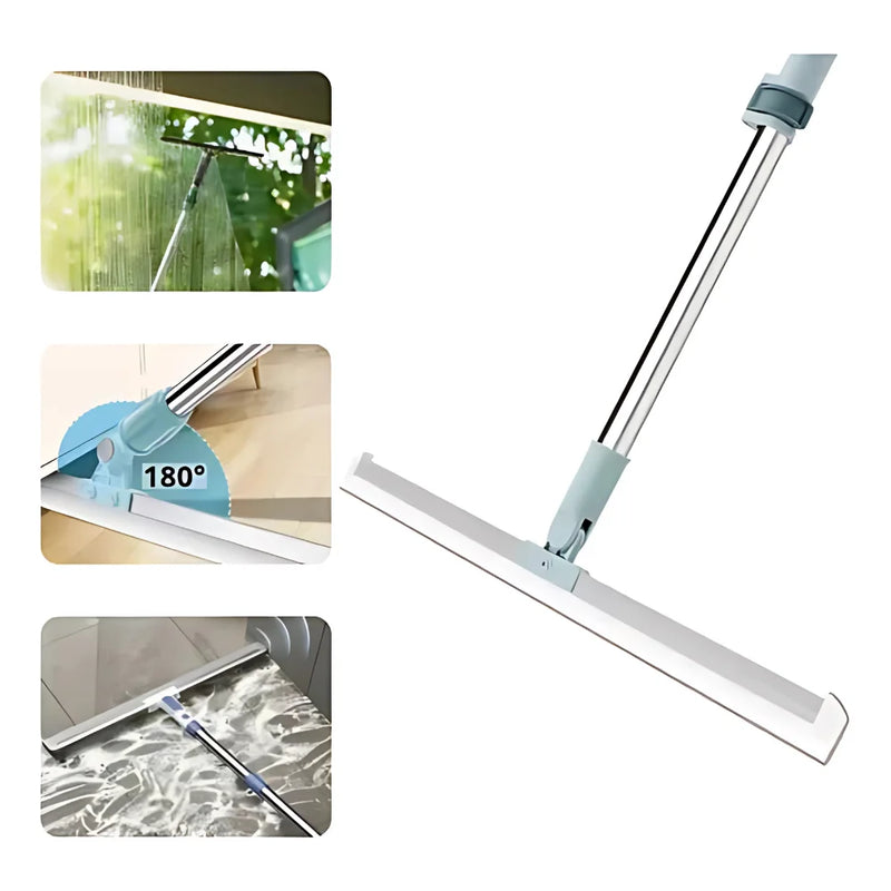 Rodo Mágica de Silicone Multiuso para Limpeza de Pisos e Vidros