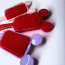 Escova Raquete Orelinha Desembaraçadora De Cabelo Anti Frizz - Para Todos Os Tipos De Cabelos, Não quebra O Cabelo