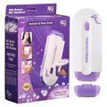 Depilador Portátil Facial e Corporal para Mulheres e Homens - Elétrico Sem fio e Recarregável com Cabo USB