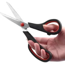 Kit com 3 tesouras de cabelo multifuncionais de aço inoxidável