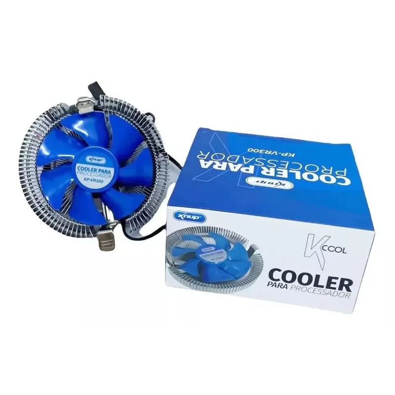 Cooler universal para processadores Socket 1151/1155/1156/1150/775 Knup: Resfriamento eficiente e silencioso para desempenho estável.
