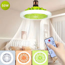 Ventilador De Teto Com Lâmpada Led E Controle Remoto Ventilador De Soquete