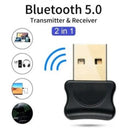 Plug USB Bluetooth 5.0 Transmissor de áudio para Notebook Adaptador E Receptor