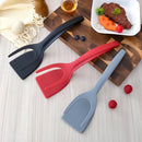 Kit com 2 ou 3 Espátulas de Silicone Multiuso com Palito para Ovos, Bife, Panqueca e Tapioca