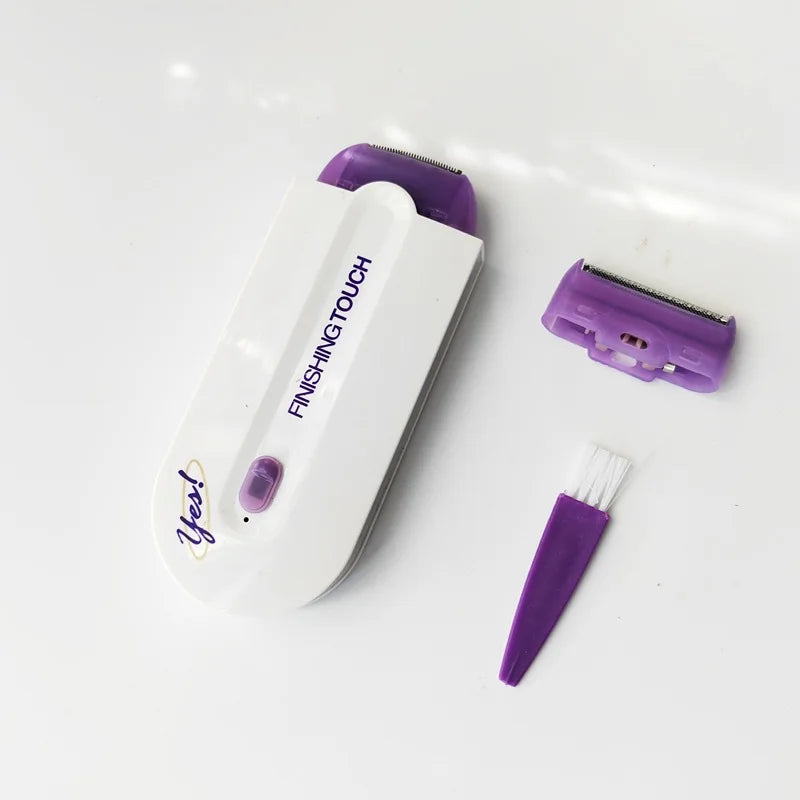 Depilador Portátil Facial e Corporal para Mulheres e Homens - Elétrico Sem fio e Recarregável com Cabo USB